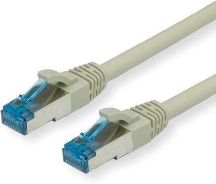 Value CAT6A-Netzwerkkabel, S/FTP, 20m, grau