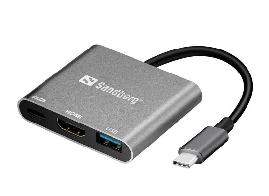 Sandberg 136-00 USB C Mini Docking Station