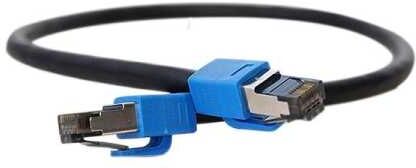 Gigablue Netzwerkkabel CAT8 2000MHz 40Gbit/s AWG24 Flexible Kupferadern (LSZH) Schwarz 25m