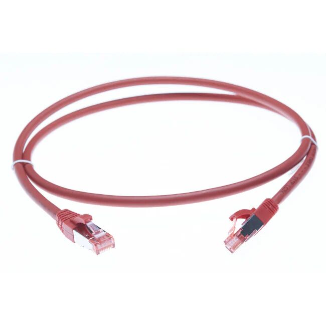 Unbranded Red Cat 6A S/Ftp Lszh Ethernet Network Cable