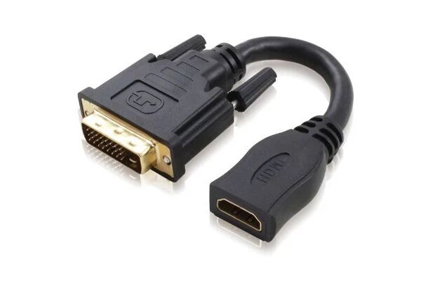 Alogic 15Cm Dvi D M To Hdmi F Adapter Cable Male To Female