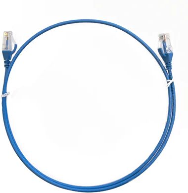 Unbranded 10 Pcs 250Mm Cat 6 Ultra Thin Lszh Ethernet Network Cable Blue