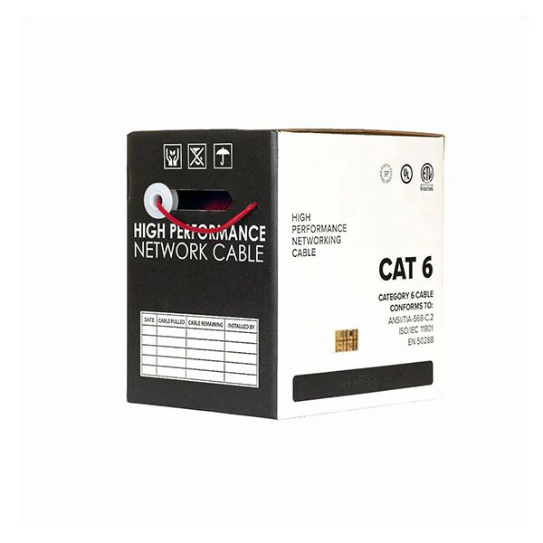 Unbranded 305M Cat6 Ethernet Cable Reel Box Utp Lan Cable With Solid Conductor
