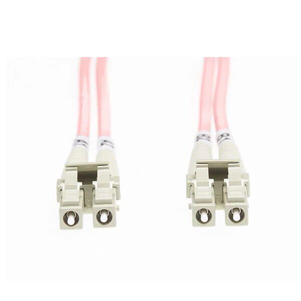 Unbranded 3M Om1 Multimode Fibre Optic Cable Salmon Pink