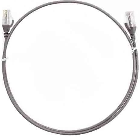 8Ware Cat6 Ultra Thin Slim Cable 50Cm Grey