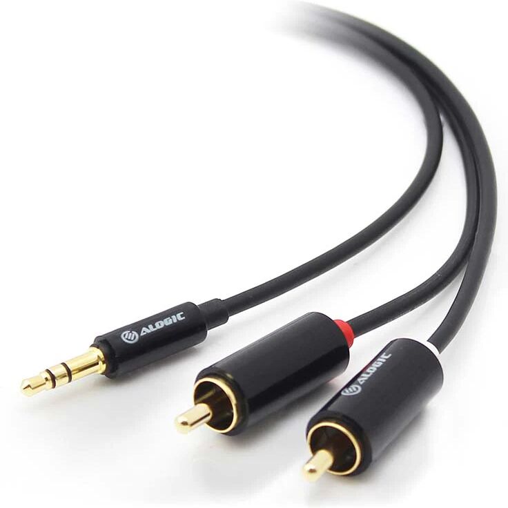 Alogic 2M Stereo Audio To 2 X Rca Stereo Male Cable