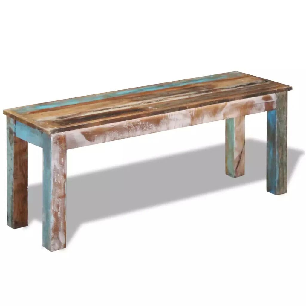 Unbranded Bench Solid Reclaimed Wood 110 x 35 x 45 Cm