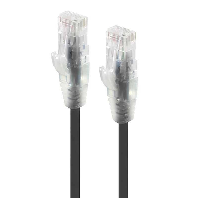 Alogic 050M Black Ultra Slim Cat6 Network Cable Utp 28Awg Series Alpha