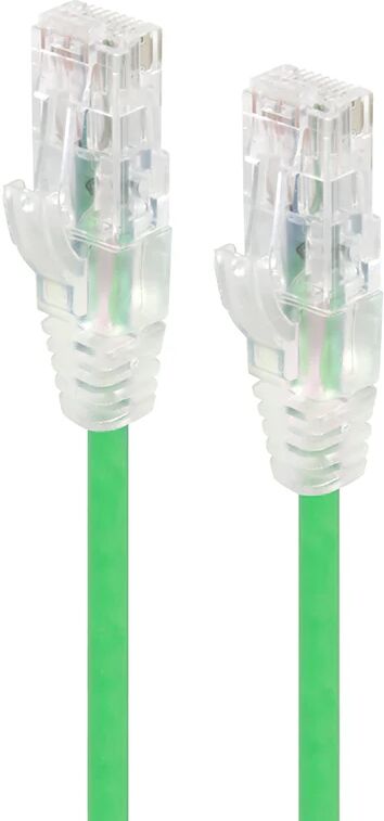 Alogic 050M Green Ultra Slim Cat6 Network Cable Utp 28Awg Series Alpha