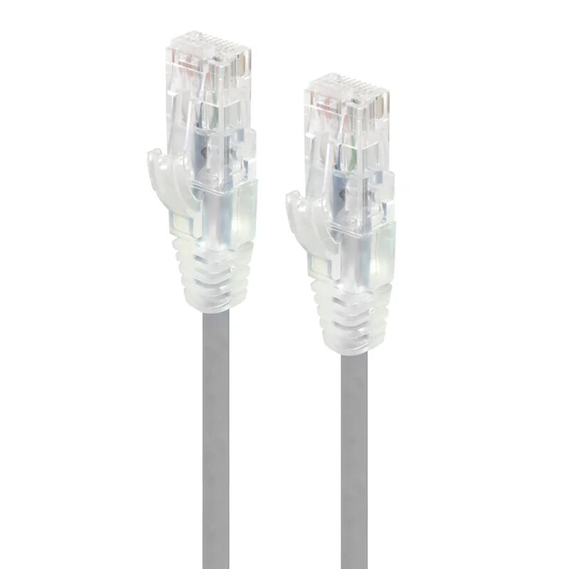 Alogic 5M Grey Ultra Slim Cat6 Network Cable Utp 28Awg Series Alpha