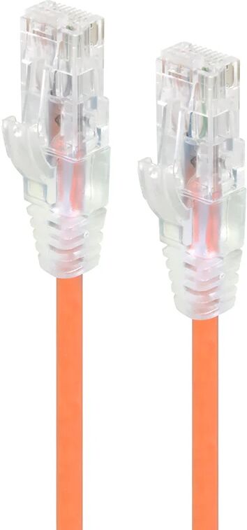 Alogic 030M Orange Ultra Slim Cat6 Network Cable 28Awg Series Alpha