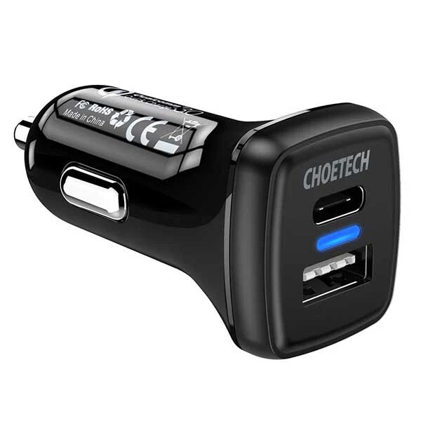 Choetech 36w Quick Charge Usb Type C Car Charger