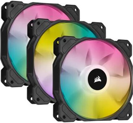 Corsair Sp120 Rgb Elite 120Mm Rgb Led Fan With Airguide Triple Pack