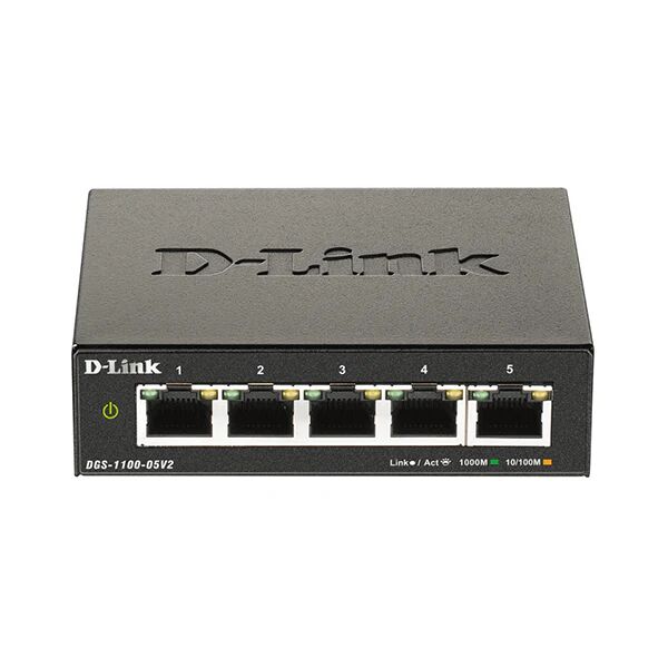 D-Link DGS 1100 05V2 5 Port Switch