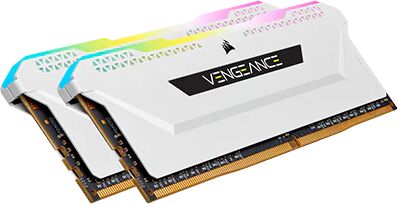 Corsair Ddr4 3200Mhz 32Gb 2X16Gb Dimm Vengeance Rgb White Heatspreader