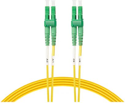 Unbranded Lc Apc To Lc Apc Os1 Os2 Singlemode Fibre Optic Duplex Patch Cable