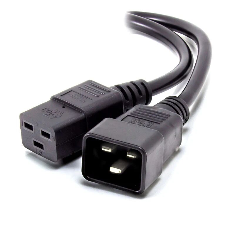 Alogic 2M Iec C19 To Iec C20 Power Extension Male To Female Cable
