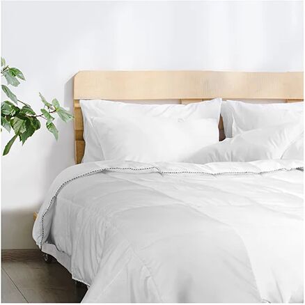 Royal Comfort Bamboo Blend Quilt 250Gsm Luxury Doona Duvet White