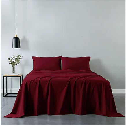 Royal Comfort Cotton Sheet Set Fitted Flat Sheet Pillowcases Single