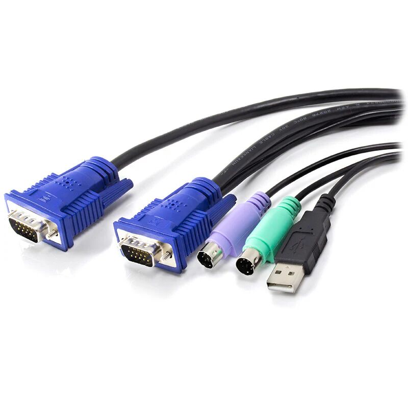 Serveredge 3 In 1 Kvm Cable Ps2Usb Vga Suitable For Serveredge Kvm