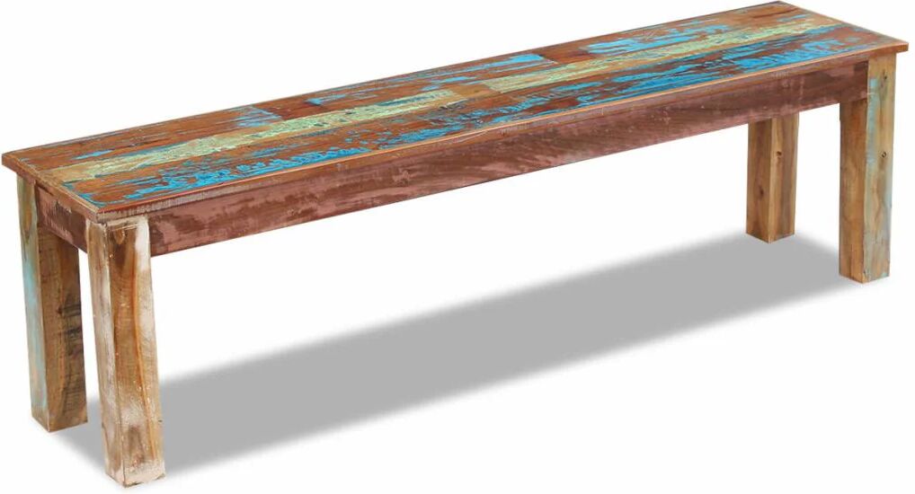 Unbranded Solid Reclaimed Wood Bench