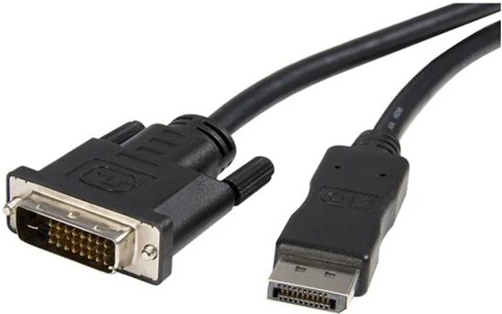 StarTech.com Startech Displayport Dvid Video Cable Nickel Plated Connector Black