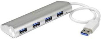 StarTech.com Startech 4 Port Portable Usb 3 Hub With Built In Cable