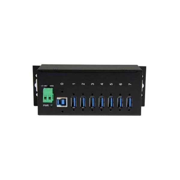 StarTech.com Startech 7 Port Industrial Usb 3 Hub 15Kv Esd And 350W Surge Protection