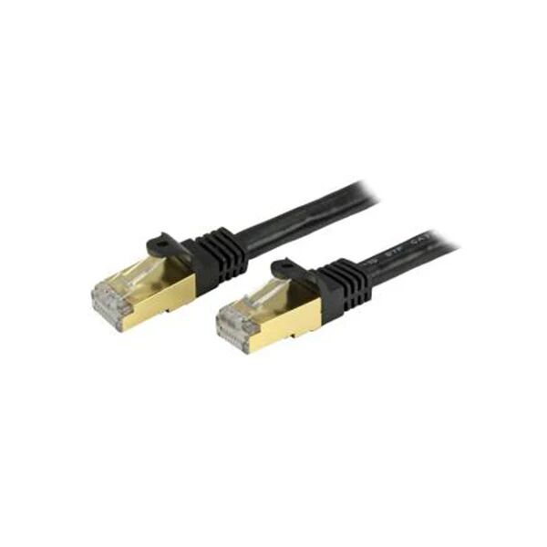 StarTech.com Startech Cat6A Ethernet Cable 14 Ft Black Patch Cable Shielded