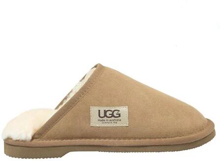 Comfort Me UGG Merino Sheepskin Classic Scuff Memory Foam Chestnut