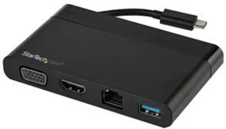 StarTech.com Startech Usb C Multiport Adapter With Hdmi Vga Gigabit Ethernet