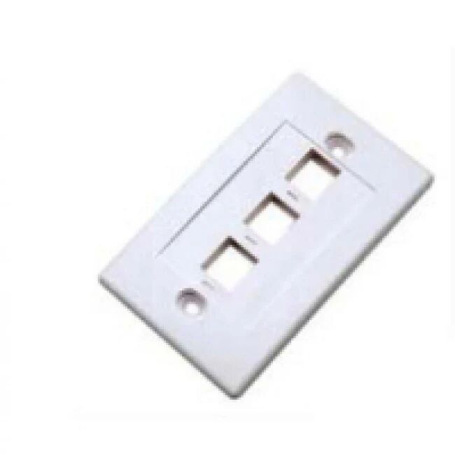 Unbranded 3 Way Keystone Face Plate