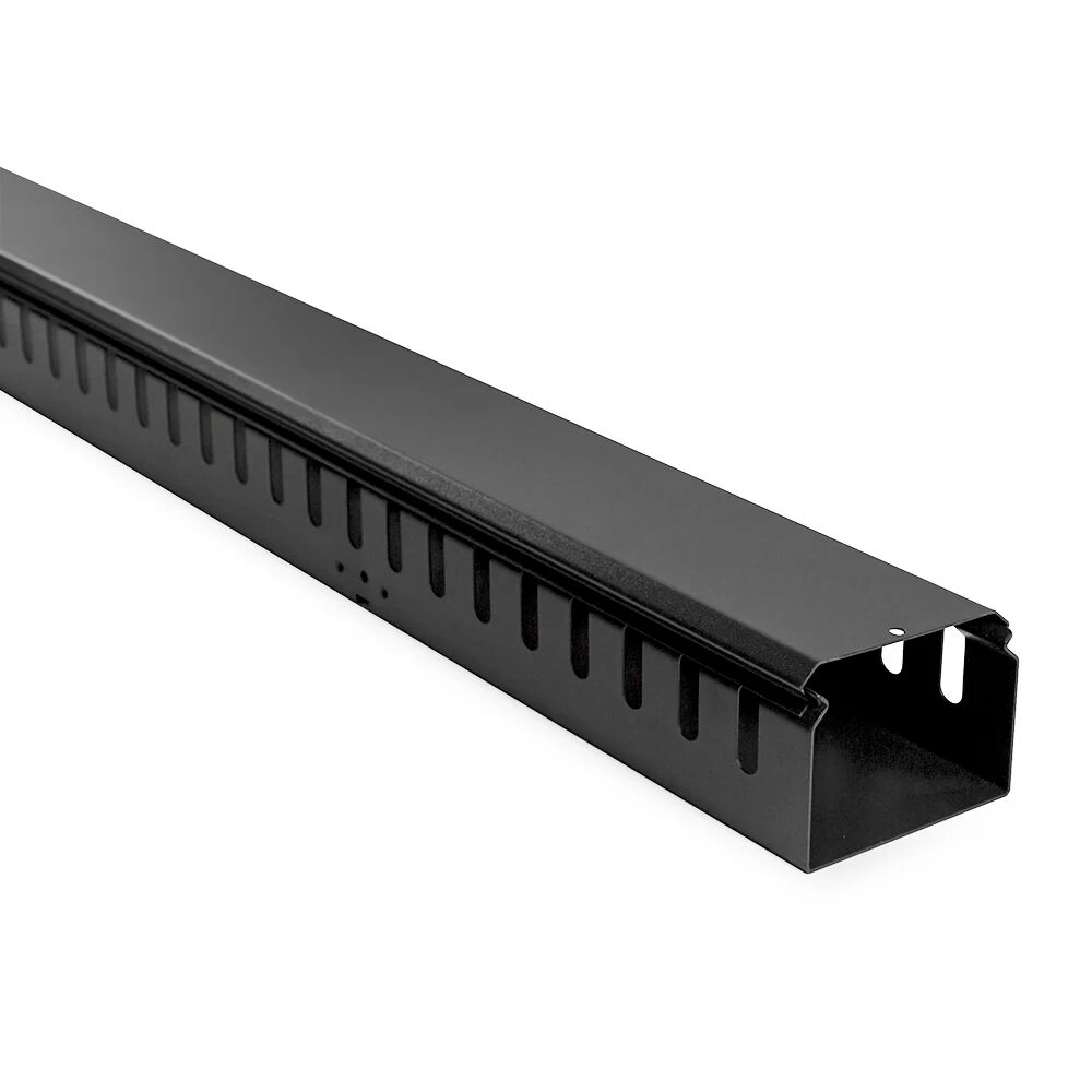 Serveredge 45RU METAL Single Sided Vertical Cable Manager for 4 Post & 2 Post Racks - Black colour