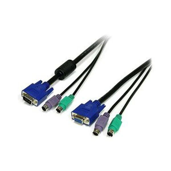StarTech.com Startech 6 Ft 3 In 1 Ps 2 Kvm Cable