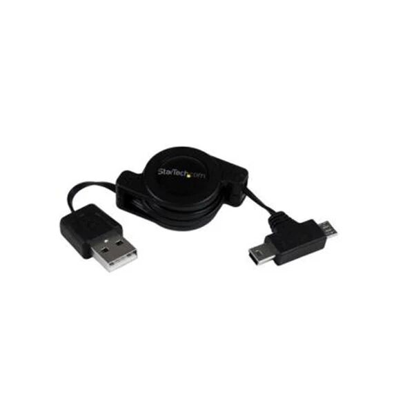 StarTech.com Startech 2Ft Retractable Micro Mini Usb Cable