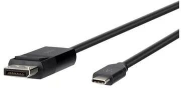 Lenovo Belkin USB-C to DisplayPort Cable, 1.8m/6ft - Black