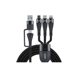 onit USB-Kabel »2.0-Kabel USB A/USB C - Lightning/Micro-USB B/USB C« Schwarz Größe
