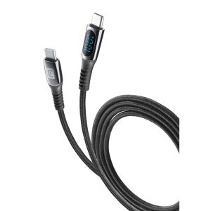 Cellular Line USB-Kabel »5A Display Cable 2m USB Typ-C / Typ-C«, USB Typ C-USB... Schwarz Größe