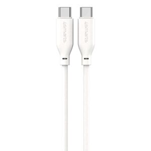 4smarts USB-Kabel »High Flex USB-C zu USB-C Silikon-Kabel 60W, 1,5m«, USB-C,... Weiss Größe