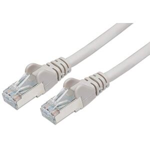 PremiumCord Netzwerkkabel, Ethernet, LAN & Patch Kabel CAT5e, S/FTP Pimf Schirmung, Schnell flexibel & Robust RJ45 Kabel 1Gbit/S, AWG 26/7, Kupferkabel 100% Cu, Grau, 3m