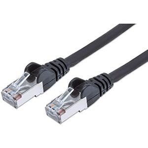 PremiumCord Netzwerkkabel, Ethernet, LAN & Patch Kabel CAT6a, 10Gbit/s, S/FTP PIMF Schirmung, AWG 26/7, 100% Cu, schnell flexibel und robust RJ45 kabel, schwarz, 7m