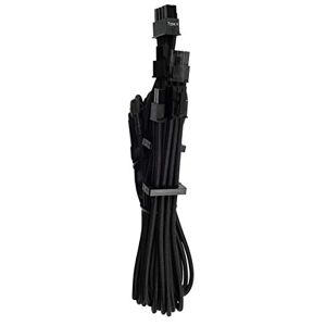 Corsair Premium Sleeved Netzteil 6+2 pin-Polig-PCIe-Dual-Kabel Typ4 (Generation 4-Serie) Schwarz