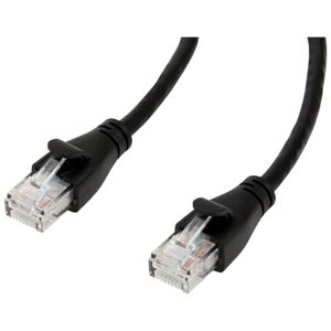 Amazon Basics Ethernet-Patchkabel, RJ45, Cat6, 24er-Pack, 3 m, Schwarz