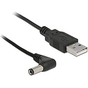 DeLOCK USB Stromkabel zu DC 5,5 x 2,5 mm Stecker 90 1,5 m