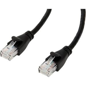 Amazon Basics Ethernet-Netzwerkkabel, RJ45, Cat6, 3 m, 1.000Mbit/s, 5er-Pack, schwarz