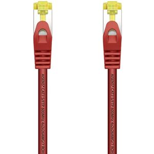 AISENS A146-0470 Netzwerkkabel RJ45 LSZH Cat.7 600 MHz S/FTP PIMF AWG26, rot, 1,0 m