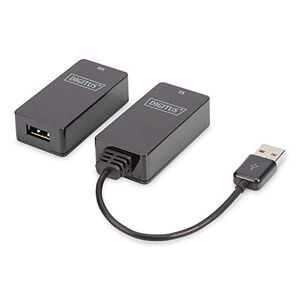 Digitus USB-Extender Reichweite 45 m USB 1.1 UTP, STP & S-FTP Netzwerk-Kabel ab Cat-5 Plug & Play Schwarz