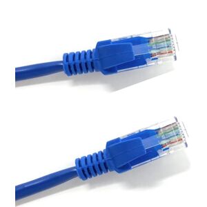 MSC Cat5e Ethernet-Kabel, Ethernet-Kabel/Internetkabel, LAN-RJ45-Stecker, Snagless-Breitband-Patchkabel, Firestick, Smart TV, PC, Laptop-Kabel/Zubehör (1 m, 2 m, 3 m, 5 m, 10 m, 20 m, blau) 2 m