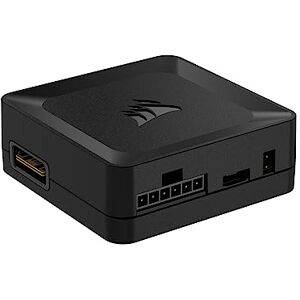 Corsair iCUE LINK System-Hub – Verbindet bis zu 14 iCUE LINK-Geräte – Reduziert Kabelgewirr – Innovatives EIN-Kabel-Design – Schwarz