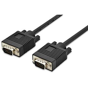 Digitus VGA-Kabel HD15 St/St 1,8m D-Sub, 3Coax/7C, 2xFerrit, 60Hz, DDC2 Schwarz Kompatibel mit Monitor, TV, PC